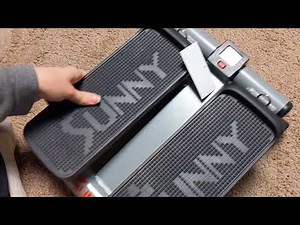Sunny Mini Stepper with Exercise Bands Unboxing