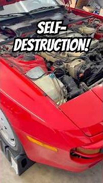 Porsche 944S Self-Destruct Mode #mechanic #diy #porsche944 #garage #repair