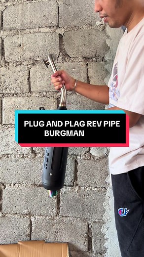 Burgman Rev Pipe with Rainbow Tip Installation