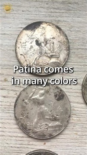 Silver Coins Patina. Coins Comparison #metaldetecting #coincollecting