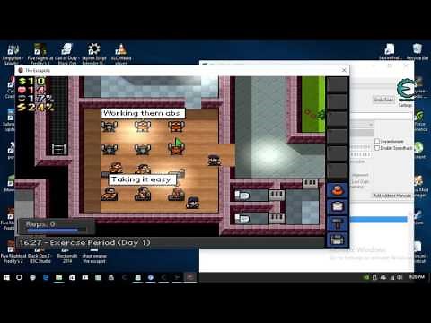 the escapist cheat engine stats money health heat and fatigue