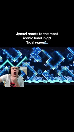 Part 5 | Jynxzi reacts to tidal wave🌊#tidalwave #jynxzi #geometrydash #viral #fyp