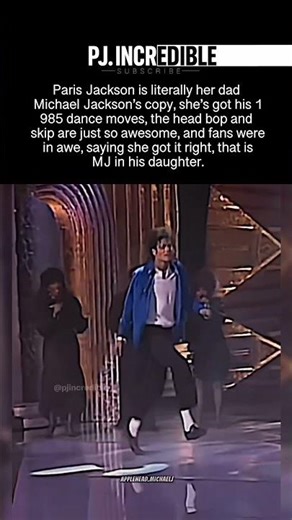 Paris Jackson hits MJ 1985 moves and fans say she’s his copy #michaeljackson