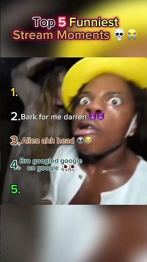 Top 5 Funniest Stream Moments That Will Make You Cry Laughing 😂