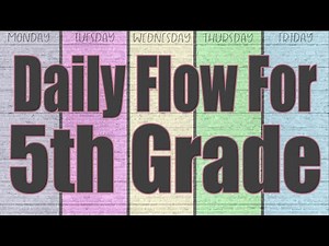 DAILY FLOW FOR 5TH | Daily Homeschool Routine For 5th Grade | Secular Homeschool Year 2022-2023
