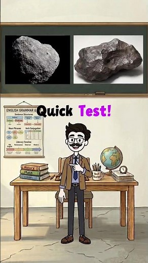 Asteroid vs Meteorite ☄️ | Can You Spot the Difference?