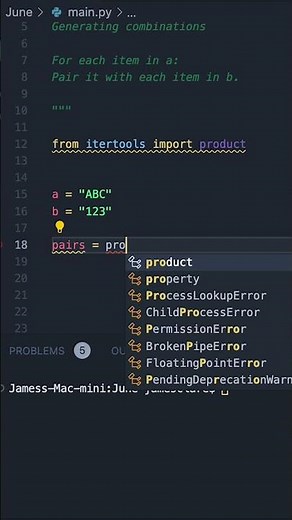 Python 3 | Cartesian Product.. with itertools! #coding #programming #python