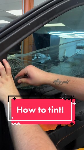 Another how to apply window tint video!