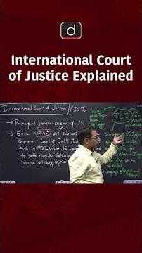 International Court of Justice | Drishti IAS English #shorts #ICJ #InternationalLaw #UPSC2026