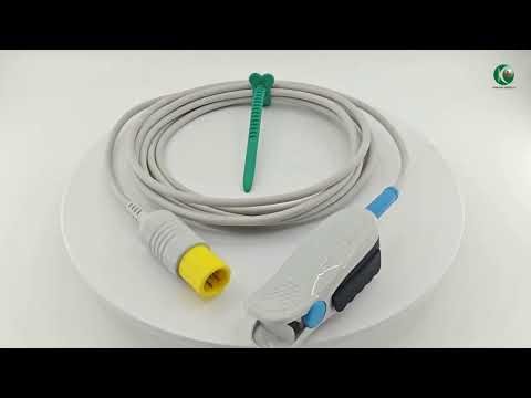 compatible mindray 6pin 40 degree reusable adult finger clip