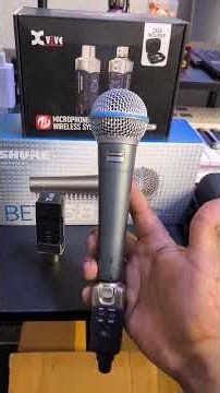 beta 58A + wireless adapter for x vive u3 microphone