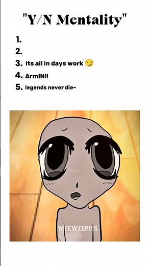 AoT x Y/N meme #reels #tiktok #funny #aot #memes #shorts