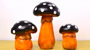 DIY Cement Mushrooms for Garden Magic – Easy Concrete Craft Ideas