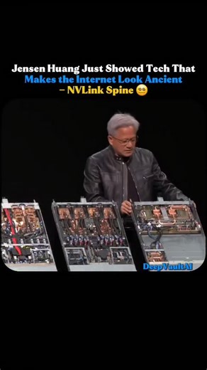 Technology | History | Science | Jensen Huang just introduced the NVLink Spine — a communication system so powerful it can move more data than the entire Internet. This is... | Instagram