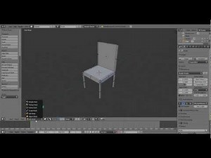 Blender basic chair Tutorial for beginners