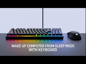How to Wake Up Your Computer from Sleep Mode with a Keyboard!