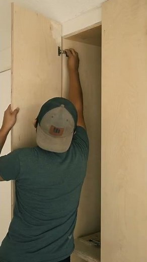 Easy way to install concealed hinges! // woodworking tips