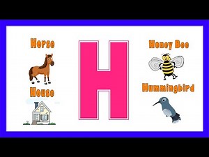Letter H story | Kids Learning Alphabet H | English Alphabet | Educational Videos For Toddlers