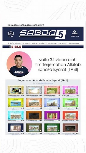 SABDA5 September 4: Bible -- Alkitab Bahasa Isyarat