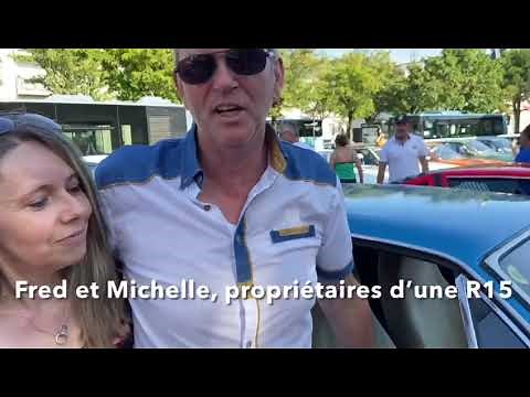 VIDÉO. Châtellerault : un rassemblement de voitures Renault R15 et R17 en centre-ville