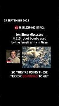Jon Elmer discusses M113 robot bombs used by the Israeli army in Gaza