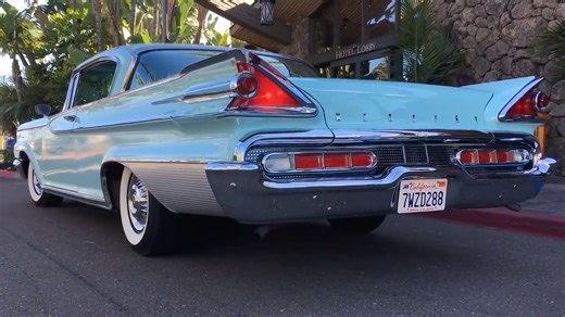 Charles Phoenix JOYRIDE: you want RARE ... I'll show you RARE ... the Mercury's top-of-the-line Park Lane for 1959 ... a symphony of space age style ... and this SUPREME STUNNER is EXTRA special beyond words because its TURQUOISE inside AND out ... Behold the Glory !!! ... | Charles Phoenix