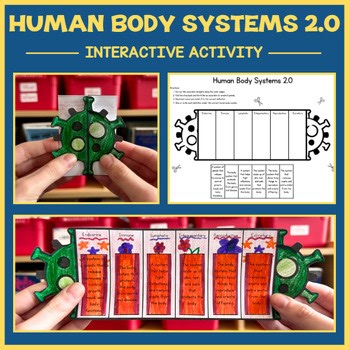 Human Body Systems 2.0 Accordion Craft | 6-Panel Science Activity