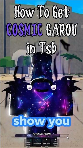HOW To Get COSMIC GAROU in TSB #donaldduck #roblox #tsb #onepunchman #garou #update #how #tutorial
