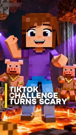 I Tried a TikTok Dance in the Nether… and Regretted Everything. #minecraft