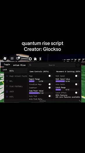High School Football Script for Roblox Players