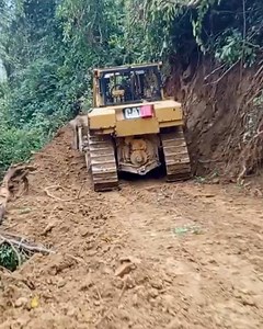 16 reactions | Amazing DOZER D6R XL does the most Extreme job of cutting hills to make new roads on the mountain | Bulldozer Forest | Facebook
