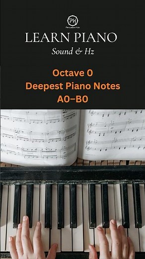 Octave 0 Piano Notes | A0–B0 | 27.50–30.87 Hz | Ear Training