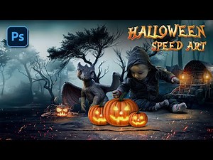 Halloween Spooky Artwork in Photoshop | photoshop tutorial