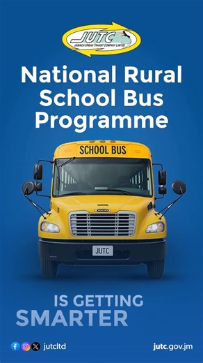 Register now for the National Rural School Bus Card! It’s easy, secure, and lets parents know when their child boards or exits the bus 🚌 Please click the link in our bio to register. #JUTC #SchoolBusSafety #StudentsFirst #SafeTravel #Jamaica | Jamaica Urban Transit Company