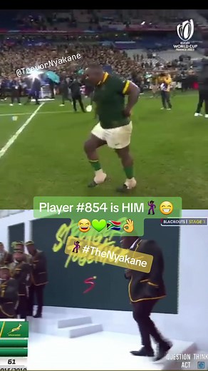 Best Springboks Dancer: Trevor Nyakane | Rugby World Champion