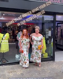 9.5K views · 311 reactions | Shake it no matter what your size! With our Rosa lee dresses £24 fits sizes 10-18/20 Click here to view our colours prints and order too! https://theclosetqueen.co.uk/catalogsearch/result/?q=Rosa+lee | The Closet Queen | Facebook