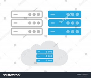 Server Icon Cloud Tech Symbol Digital Stock Illustration 2196698387 | Shutterstock