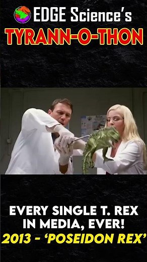 Every T.rex In Media, Ever! - 2013 - 'Poseidon Rex' | Tyrann-O-Thon #shorts