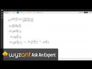 Find the limit as x approaches -infinity of a function involving a radical.