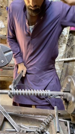 Amazing Handmade Spring Making Process Without Any Machine 🔥