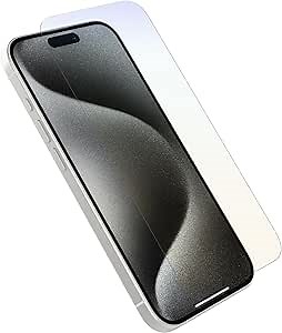 OtterBox Premium Pro Blue Light Glass Screen Protector for iPhone 15 Pro, Tempered Glass, Superior Scratch Protection, Survives Drops up to 6ft, Antimicrobial Protection, No Retail Packaging