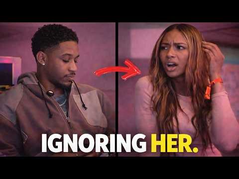 Man REFUSES to Look At Her & She Can't Handle It