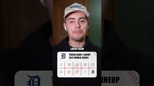 Can we remember the 2012 Tigers World Series lineup? #mlb #baseball #trivia