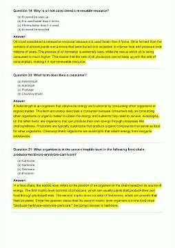 General Biology Test #1 Ecology , Flashcards & T video