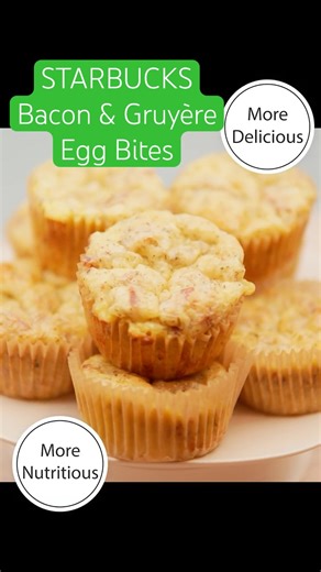 Make DELICIOUS Starbucks Bacon and Gruyere Egg Bites at Home?
