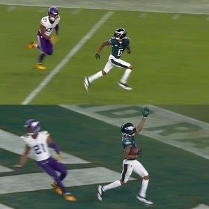 DeVonta Smith simply ran by him 💨 | NFL