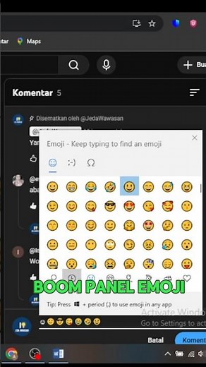 Cara Munculin Emoji di Laptop (90% Gak Tahu)