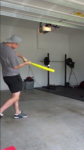 Batting Practice at home with Max Batting Practice