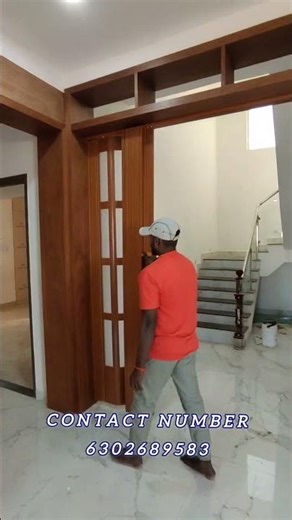 FOLDING PARTITION DOOR ! PVC FOLDING DOORS ! Hyderabad Bangalore and Chennai ! #shorts