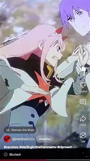 zero two gets jumped